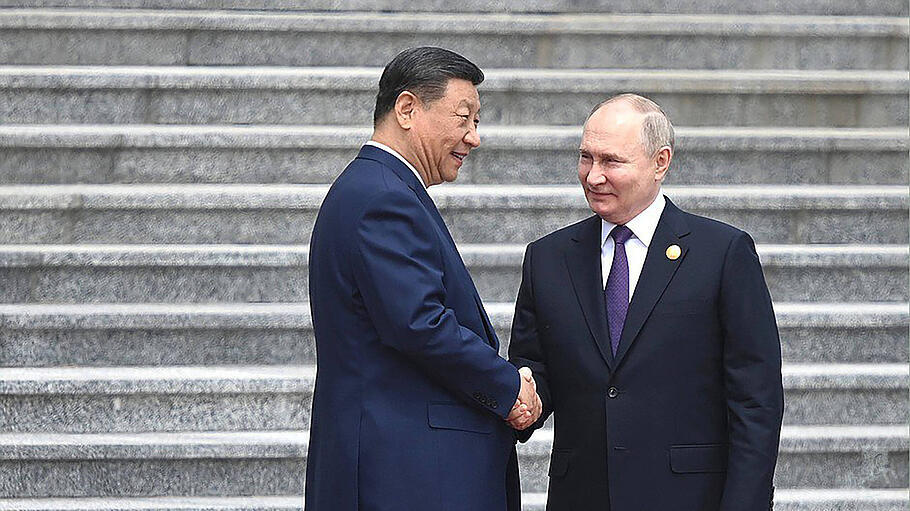 Russlands Präsident Wladimir Putin und Chinas Präsident Xi Jinping