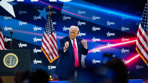 Donald Trump auf der CPAC 2025