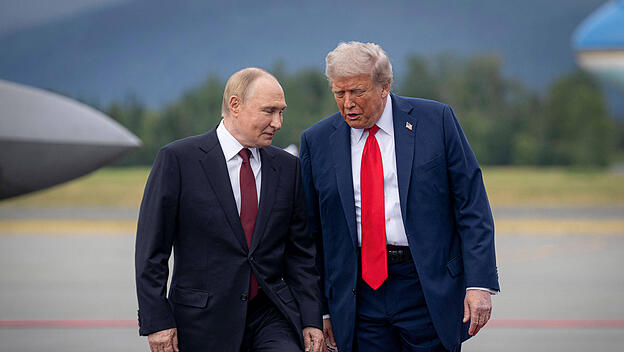 Donald Trump und Wladimir Putin in Alaska