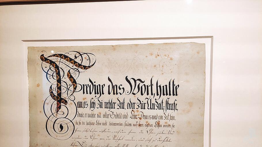 Kalligrafie von Caspar David Friedrich