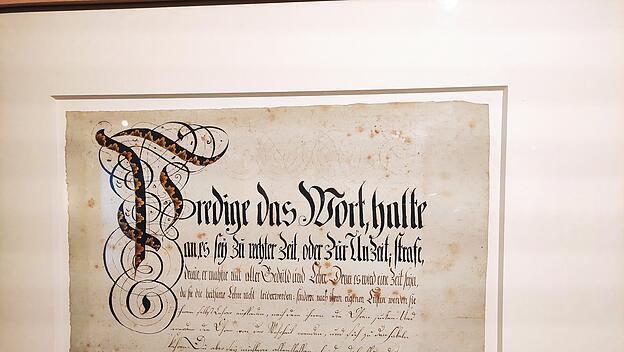 Kalligrafie von Caspar David Friedrich