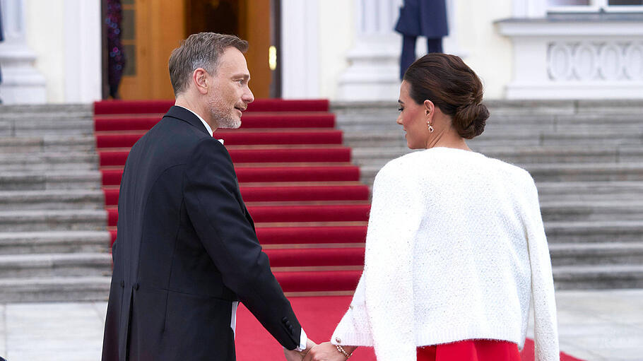 Christian Lindner mit Ehefrau Franca Lehfeldt