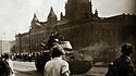 Sowjetischer Panzer in Leipzig am 17. Juni 1953.