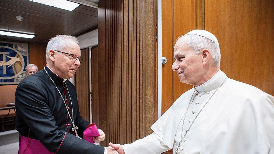 Hubertus van Megen und Papst Leo XIV.