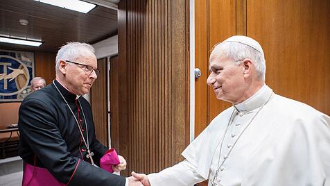 Hubertus van Megen und Papst Leo XIV.