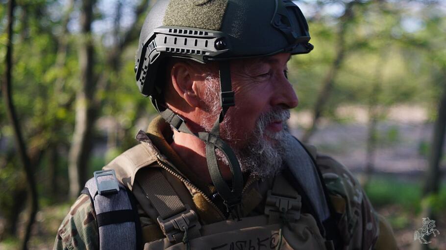 Ihor Zhaloba, Historiker und Soldat, ist trotz des noch nicht absehbaren Friedens in der Ukraine optimistisch.