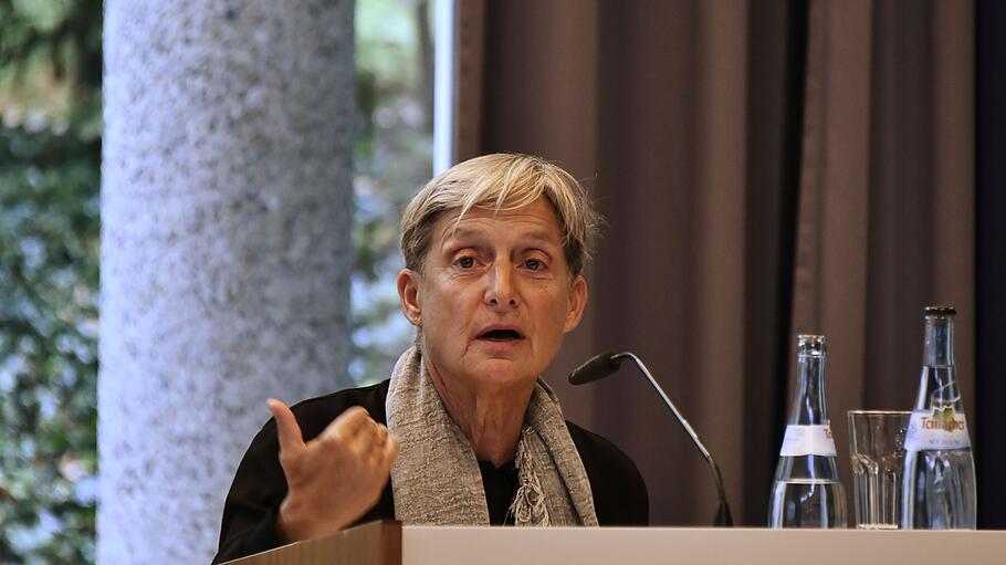 US-Philosophin Judith Butler bei ihrem Hegel-Vortrag in Marbach