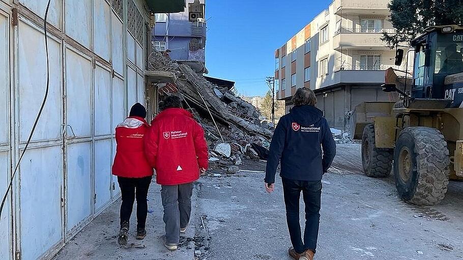 Malteser leisten vielfältige Hilfe im Erdbebengebiet
