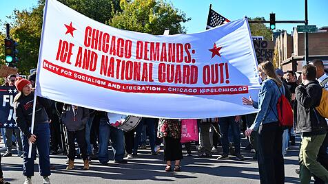 Demo in Chicago gegen ICE