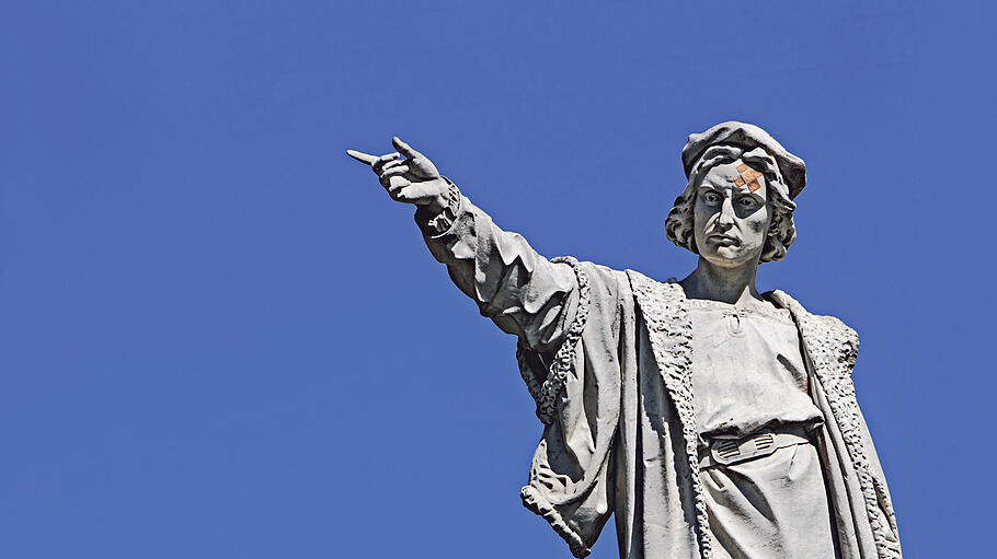 Auch Kolumbus könnte von den modernen Bilderstürmern "vom Sockel gestoßen" werden.