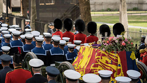 Beerdigungszug von Queen Elizabeth II