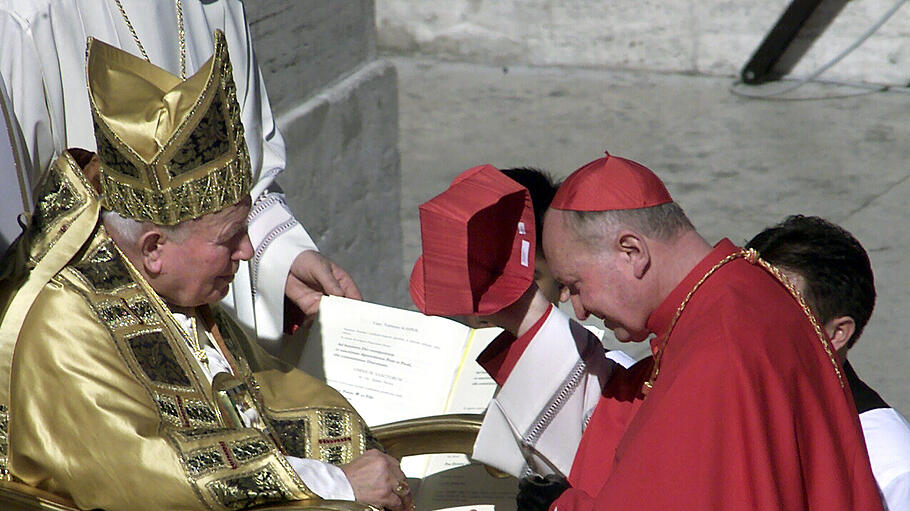 Papst Johannes Paul II. und Marian Jaworski