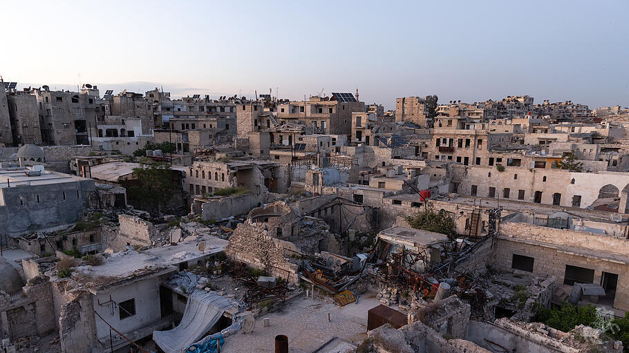 Zerstörte Altstadt von Aleppo