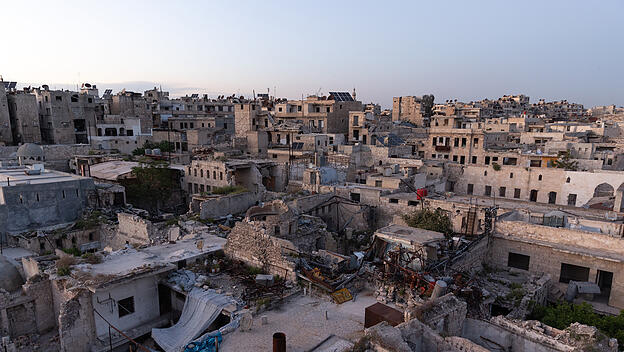 Zerstörte Altstadt von Aleppo