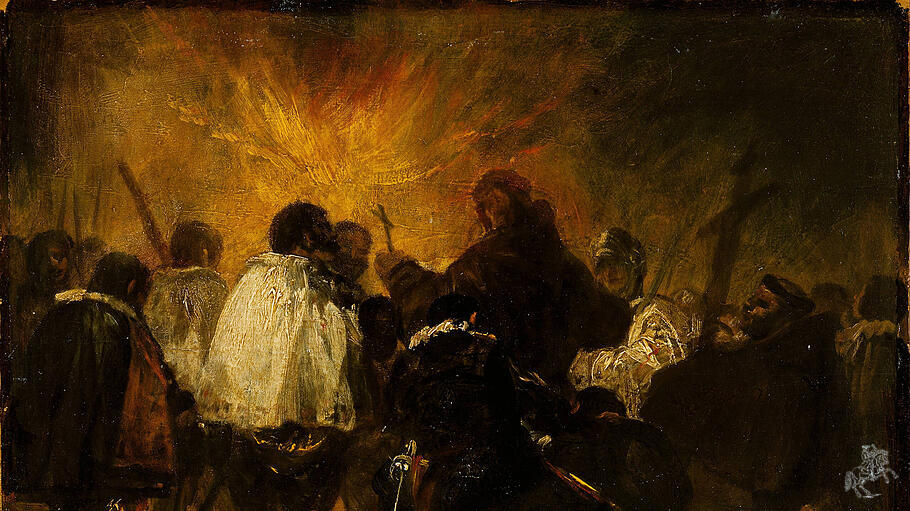 Goya „Nachtszene aus der Inquisition“