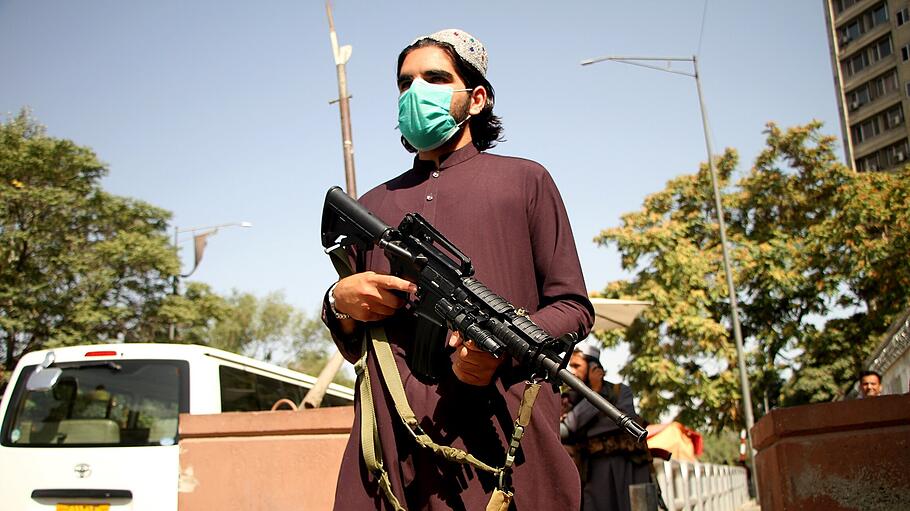 Taliban-Kämpfer in der afghanischen Hauptstadt Kabul