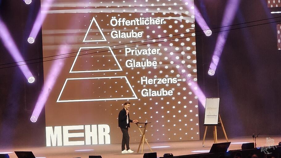 Elias Gl&auml;ser auf der MEHR