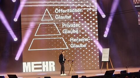 Elias Gl&auml;ser auf der MEHR