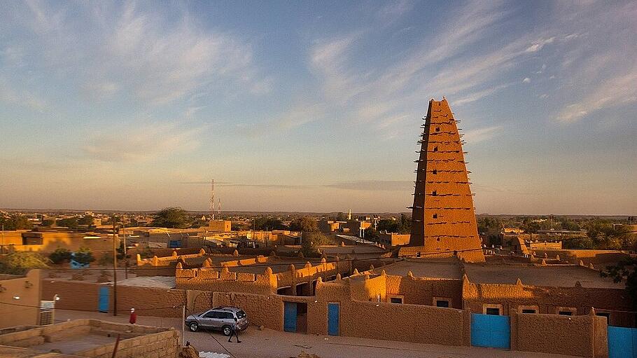 Die Grosse Moschee von Agadez