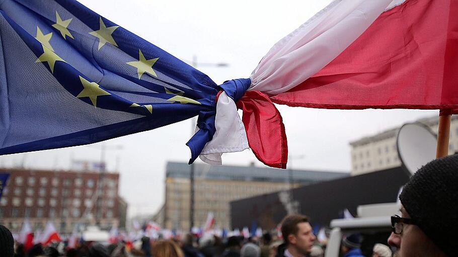 Demonstration in Polen