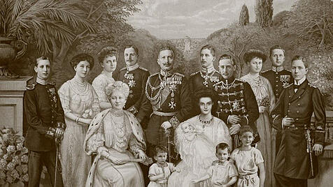 Familie Kaiser Wilhelm II