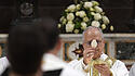 Papst Leo XIV. bei der Messe in der Sixtinischen Kapelle