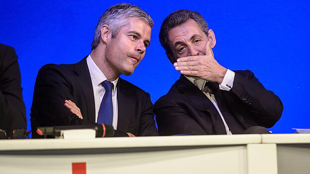 Laurent Wauquiez und Nicolas Sarkozy