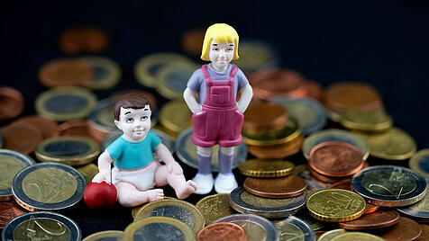 Geld und Kinder