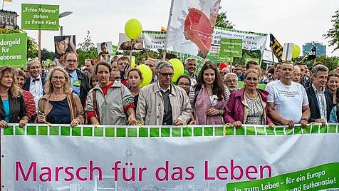 Marsch für das Leben:  2016 führten den Marsch an