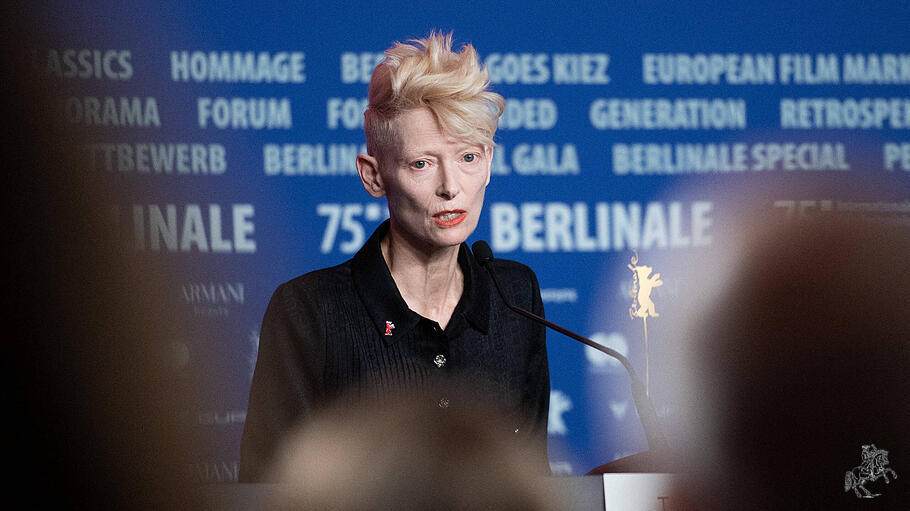 Tilda Swinton tritt bei der Berlinale auf
