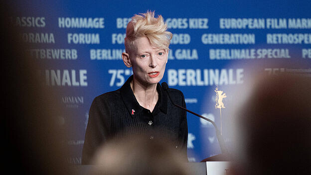 Tilda Swinton tritt bei der Berlinale auf