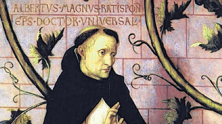 Albertus Magnus am Hochaltar der Frankfurter Dominikanerkirche