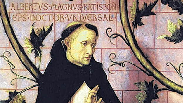 Albertus Magnus am Hochaltar der Frankfurter Dominikanerkirche