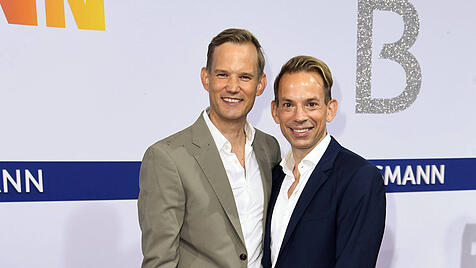 Der CDU-Abgeordnete Hendrik Streeck mit seinem Lebenspartner Paul Zubeil