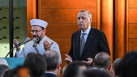 Erdogan bei der Eröffnung der DITIB-Zentralmoschee 2018 in Köln