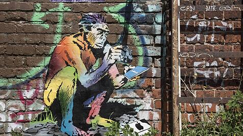 Graffiti an einer Wand