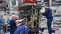 Wirtschaft Turbinenwerk Rolls-Royce Werk der Rolls-Royce Deutschland Ltd & Co KG in Blankenfelde-Mahlow, Ortsteil Dahlew