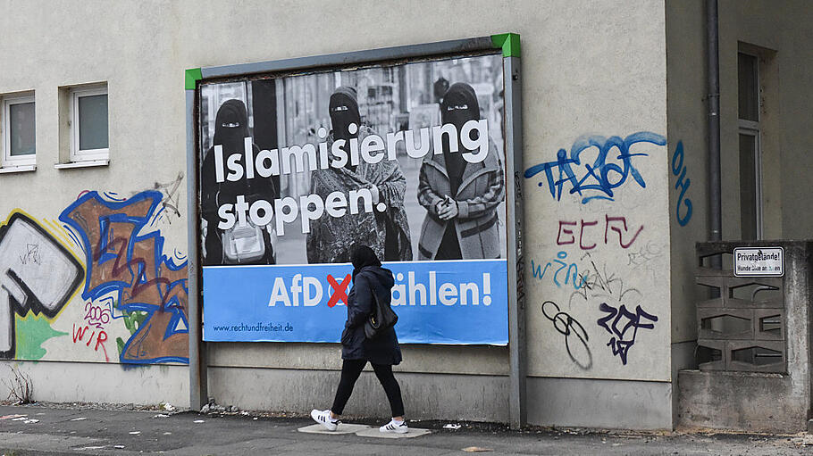 AfD-Wahlplakat "Islamisierung stoppen"