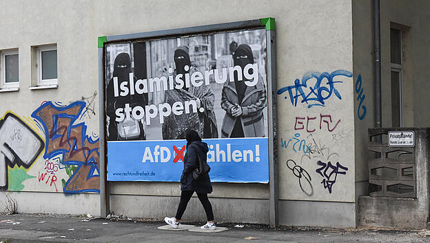 AfD-Wahlplakat "Islamisierung stoppen"