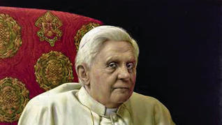 Porträt von Benedikt XVI. von Michael Triegel