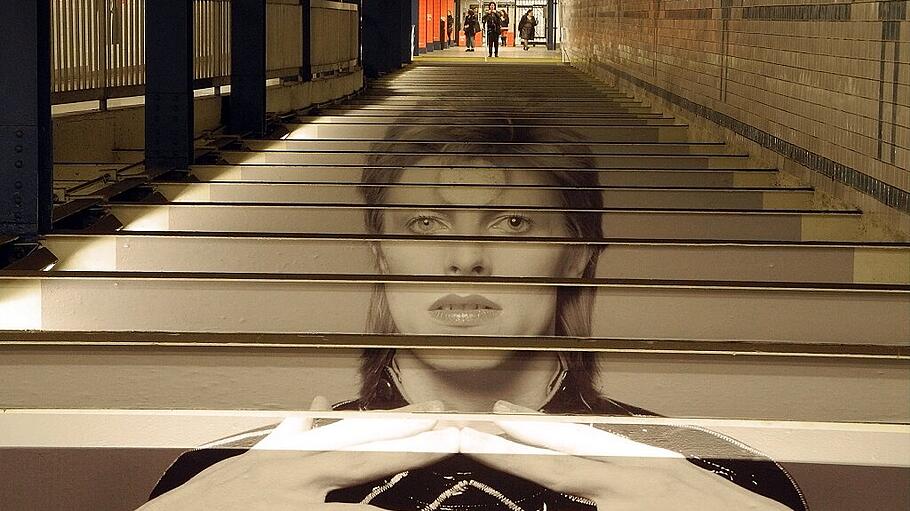 David Bowie-Ausstellung in New Yorker U-Bahn-Station