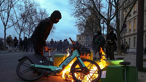 Demonstrationen in Paris