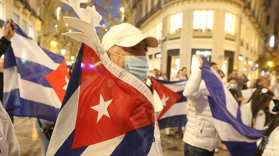 Spanische Proteste für Freiheitsrechte in Kuba