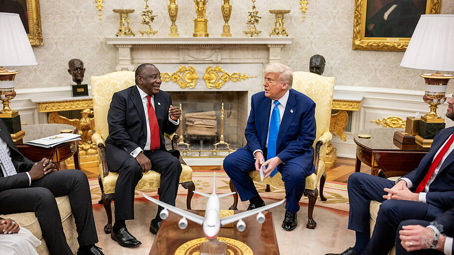 Südafrikas Präsident Cyril Ramaphosa im Weißen Haus