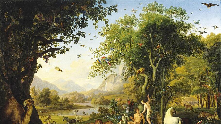 Johann Wenzel Peter - Adam  und eva im Paradies