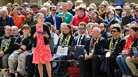 Open-Air-Schlussgottesdienst beim Katholikentag