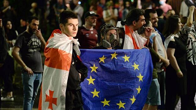 Proteste in Georgien gegen neues Gesetz