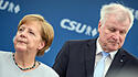 Asylstreit  - Horst Seehofer und Angela Merkel