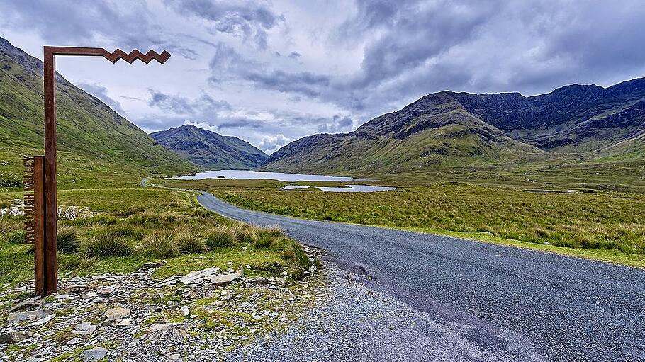 Doolough Valley ist ein kahles Tal in der südwestlichen Ecke der Grafschaft Mayo