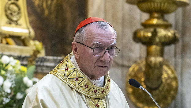 Kardinalstaatssekretär Pietro Parolin bei einem Gottesdienst